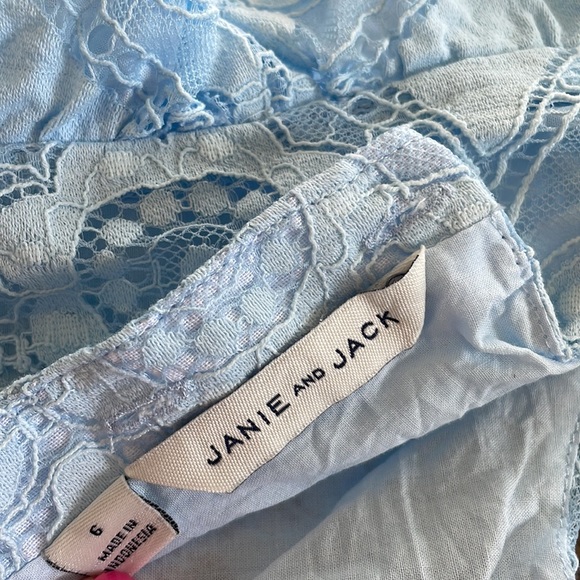 Janie and Jack Light blue Romper - Picture 3 of 3